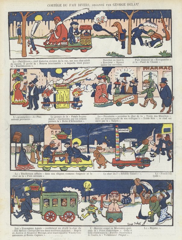 Illustrasjon for Le Rire av Georges Delaw