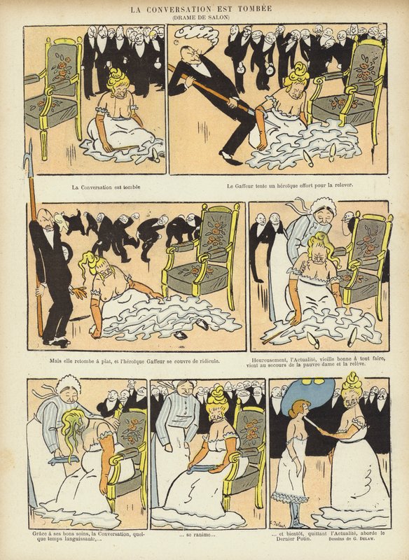 Illustrasjon for Le Rire av Georges Delaw