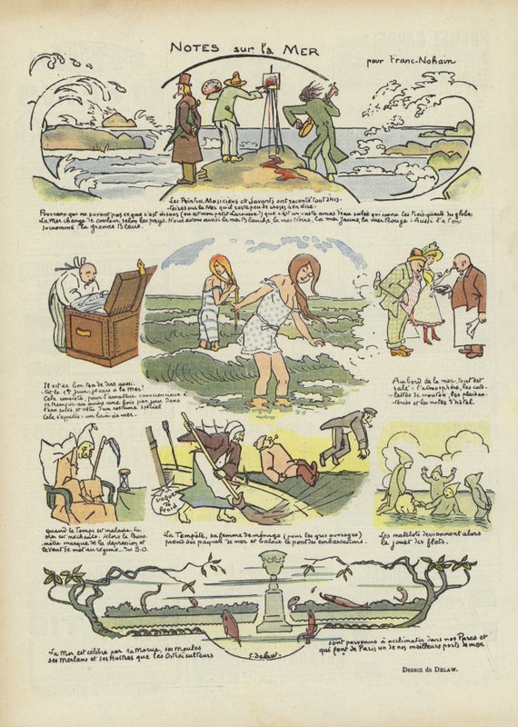 Illustrasjon for Le Rire av Georges Delaw