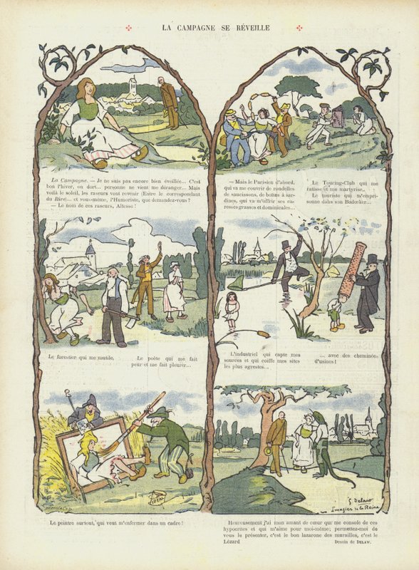 Illustrasjon for Le Rire av Georges Delaw