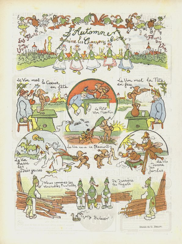 Illustrasjon for Le Rire av Georges Delaw