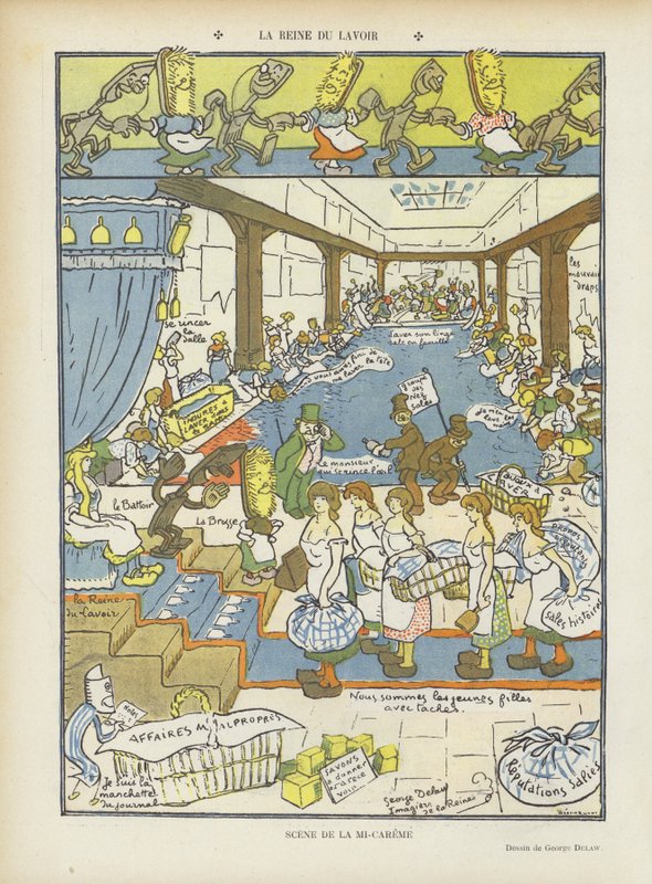 Illustrasjon for Le Rire av Georges Delaw