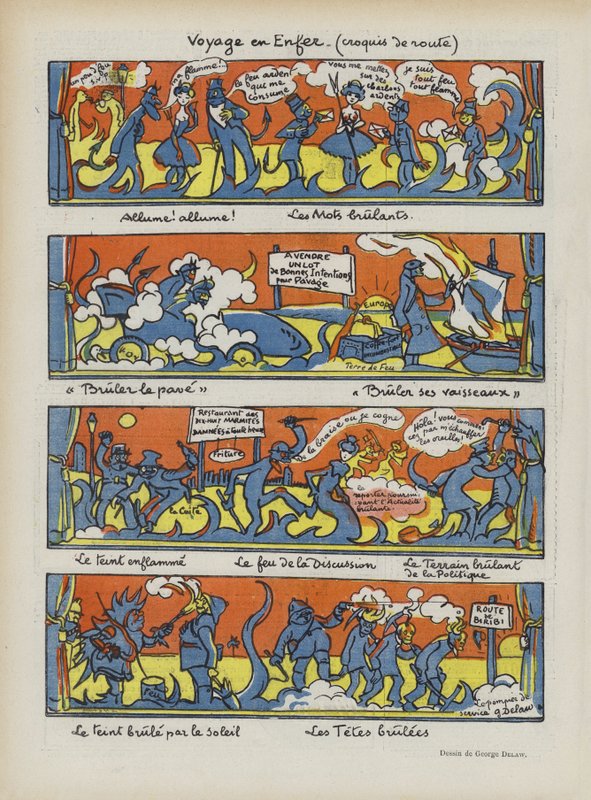Illustrasjon for Le Rire av Georges Delaw