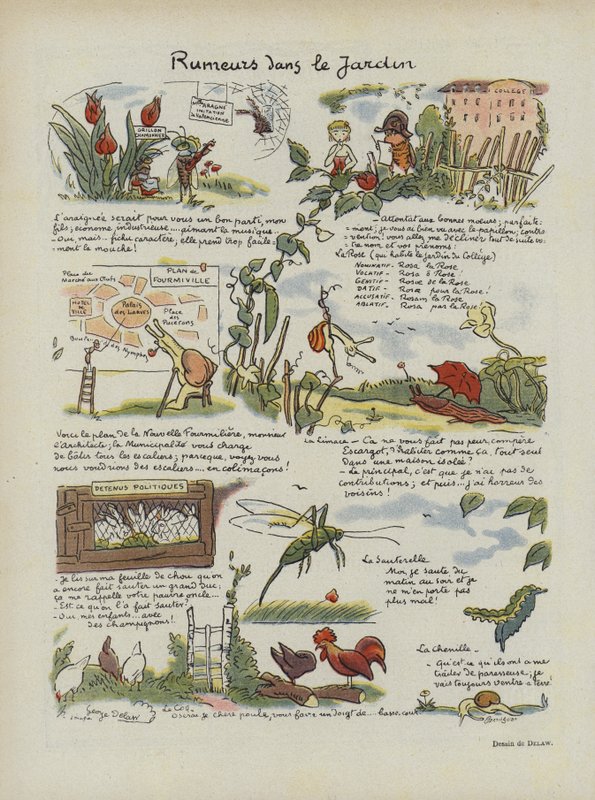 Illustrasjon for Le Rire av Georges Delaw