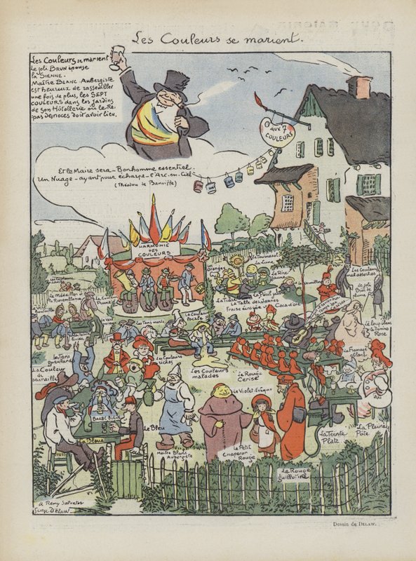 Illustrasjon for Le Rire av Georges Delaw