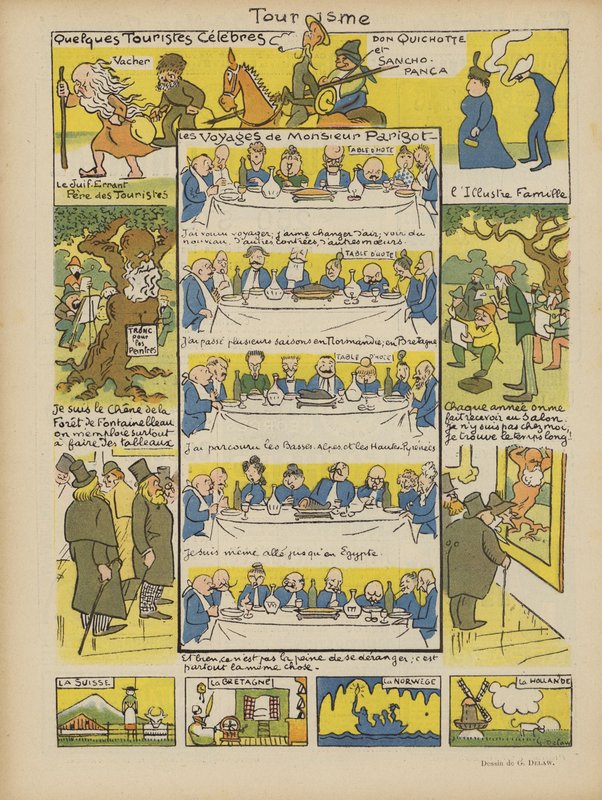 Illustrasjon for Le Rire av Georges Delaw