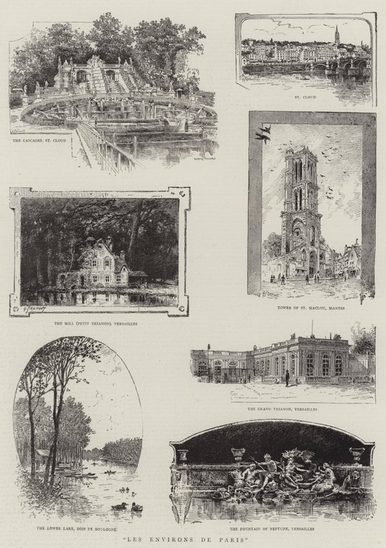 Paris-omgivelsene av Georges Fraipont