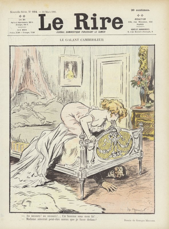 Illustrasjon for Le Rire av Georges Meunier