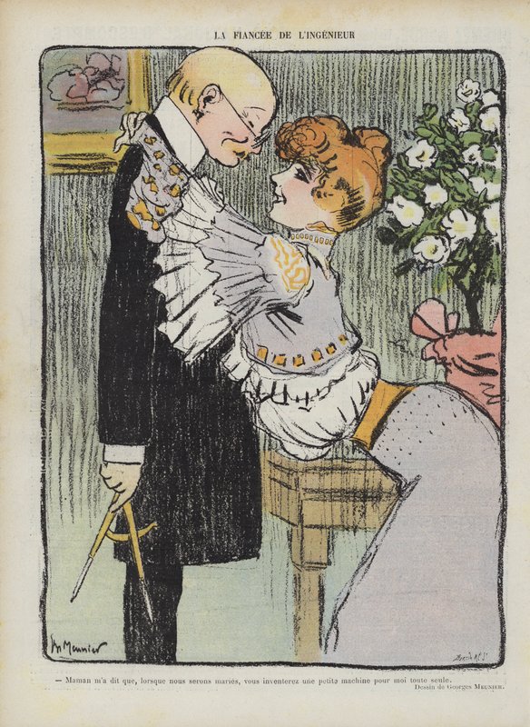 Illustrasjon for Le Rire av Georges Meunier