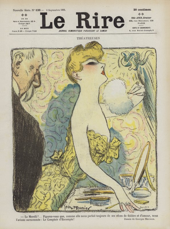 Illustrasjon for Le Rire av Georges Meunier