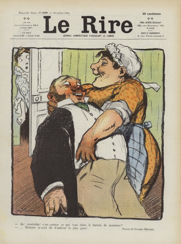 Illustrasjon for Le Rire av Georges Meunier