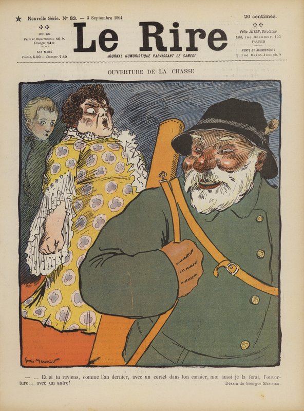 Illustrasjon for Le Rire av Georges Meunier