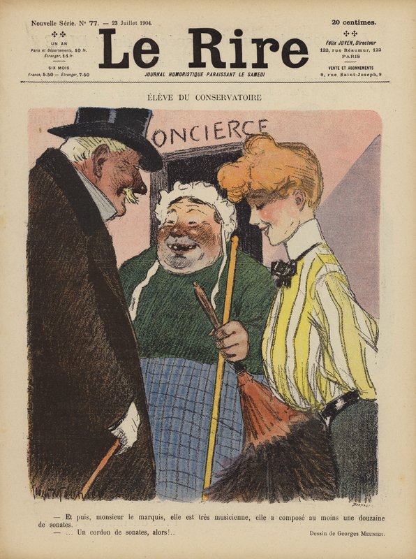 Illustrasjon for Le Rire av Georges Meunier