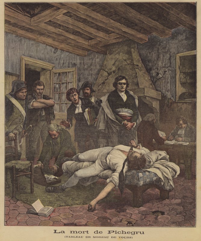 Pichegrus død av Georges Moreau de Tours