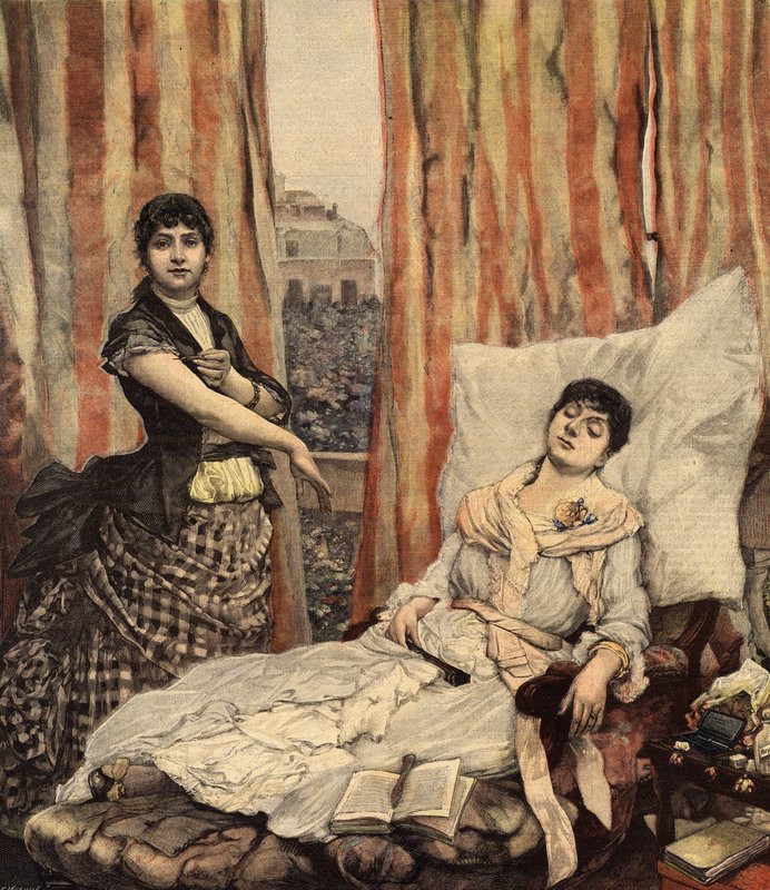 Morfinmisbrukerne av Georges Moreau de Tours