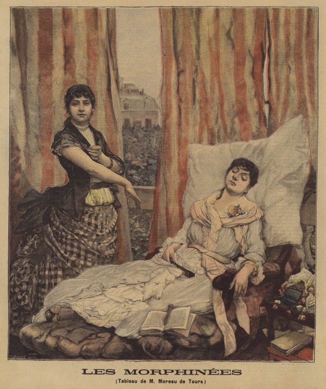 Morfinmisbrukerne av Georges Moreau de Tours