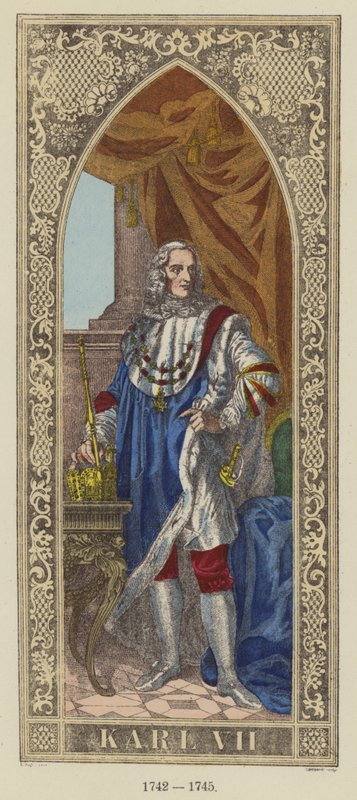 Karl VII, 1742-1745 av German School