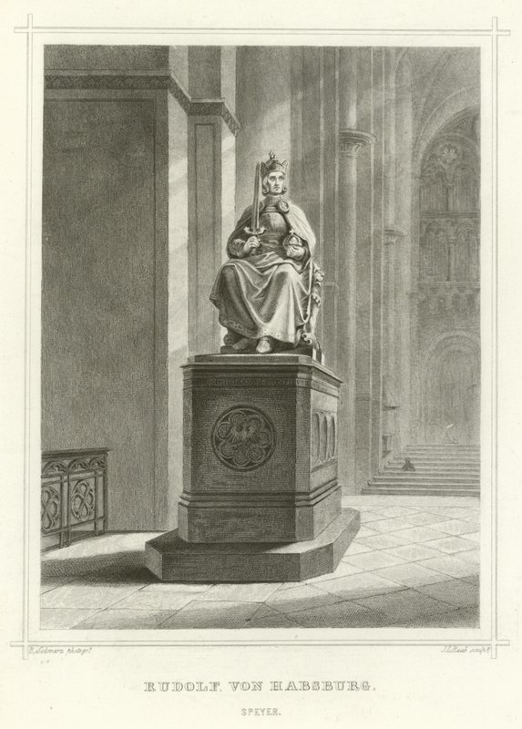 Rudolph av Habsburg, Speyer av German School