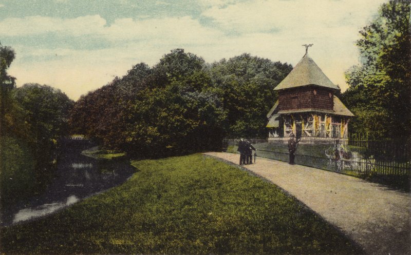 Bremen: Dyreinnhegning i Burgerpark (fargebilde) av German Photographer