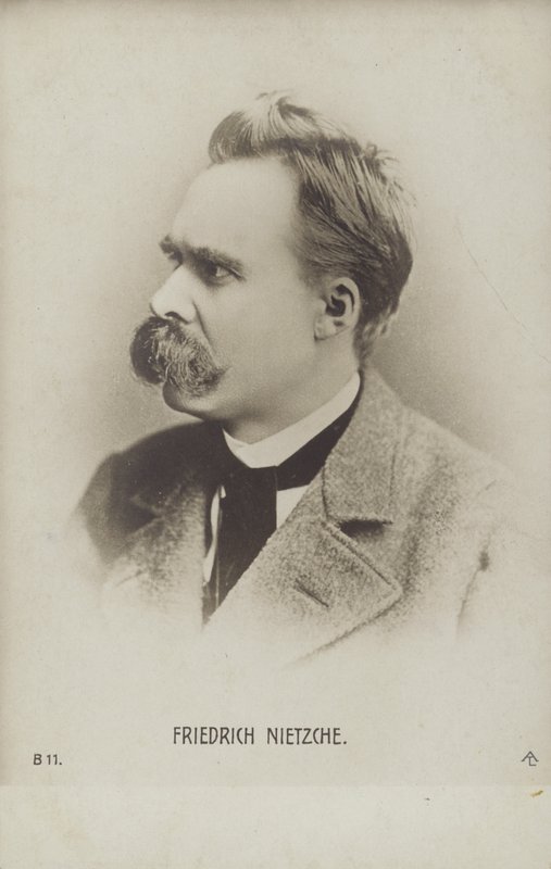Friedrich Nietzche (1844–1900), tysk filosof og forfatter (s/h-foto) av German Photographer
