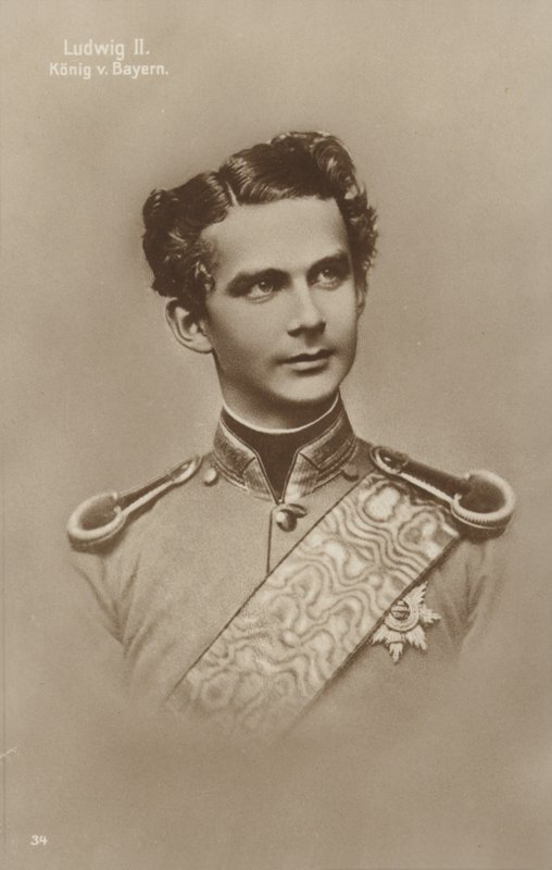 Ludwig II (s/h-bilde) av German Photographer