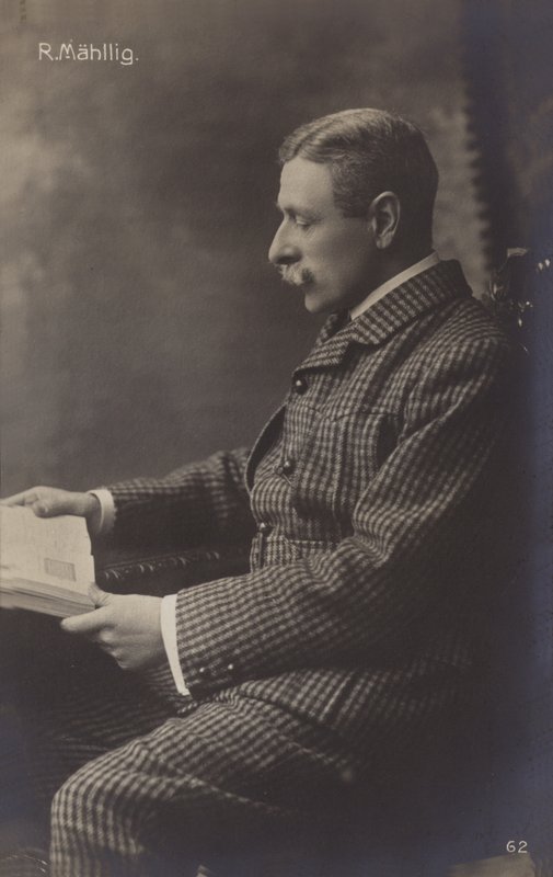 Portrett av Ricardo Mahllig (s/h-foto) av German Photographer