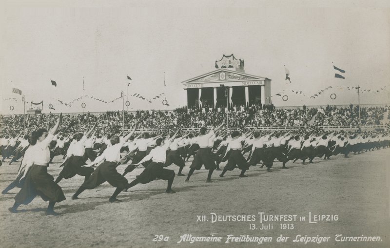 Tolvte tyske gymnastikkfestival, Leipzig av German Photographer