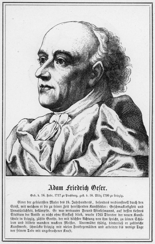 Adam Friedrich Oeser (gravering) av German School