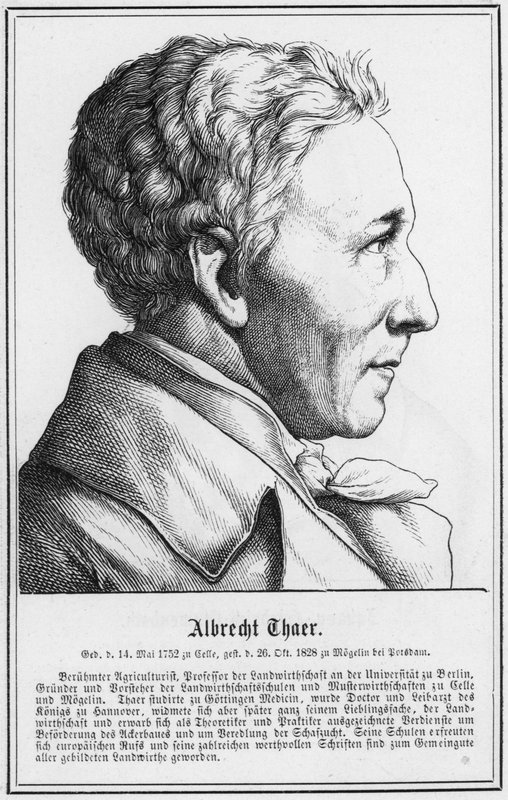 Albrecht Thaer (gravering) av German School
