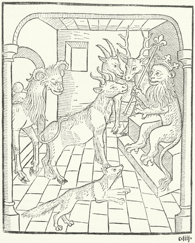 En illustrasjon fra Visdommens bok (gravering) av German School