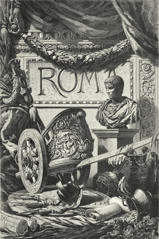 Antikkens Roma (gravering) av German School