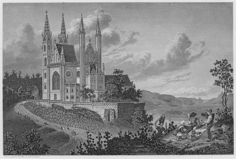 Apolinaris-Kirche (gravering) av German School