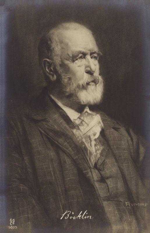 Arnold Boecklin , sveitsisk maler (lito) av German School