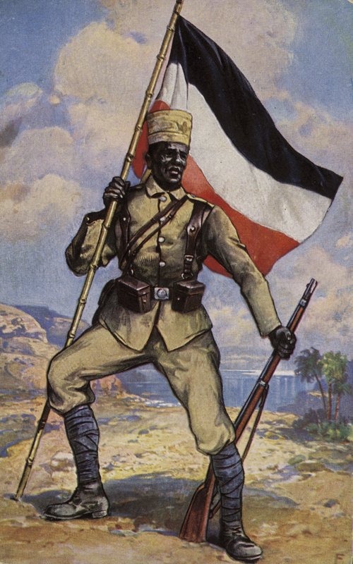 Askari, kolonisoldat fra første verdenskrig fra det tyske Øst-Afrika av German School