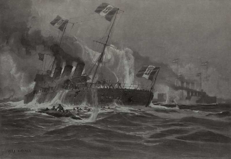 Angrep fra den østerriksk-ungarske marinen på to italienske torpedobåt-ødeleggere av German School