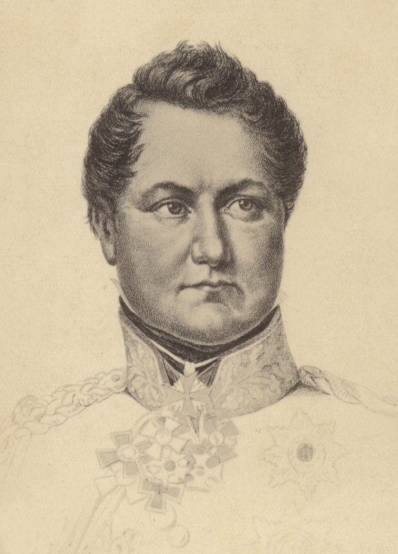 august grev Neidhardt av Gneisenau av German School