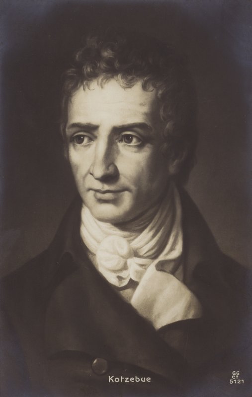 August Kotzebue (1761–1819), tysk dramatiker og forfatter (lito) av German School