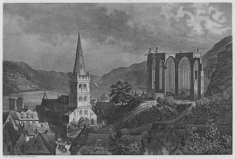 Bacharach (gravering) av German School