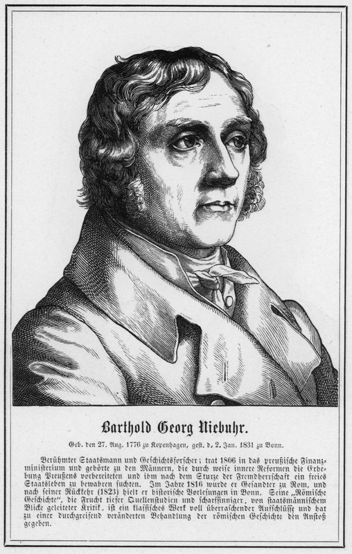 Barthold Georg Niebuhr (gravering) av German School