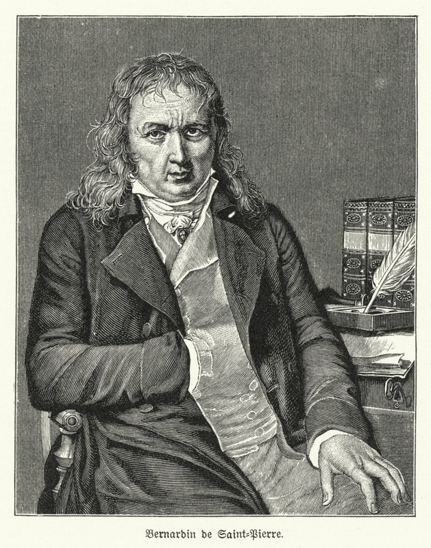 Bernardin de Saint-Pierre , fransk forfatter og botaniker (litho) av German School