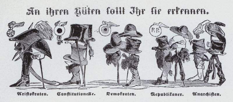 Ved hattene deres skal du kjenne dem (litho) av German School