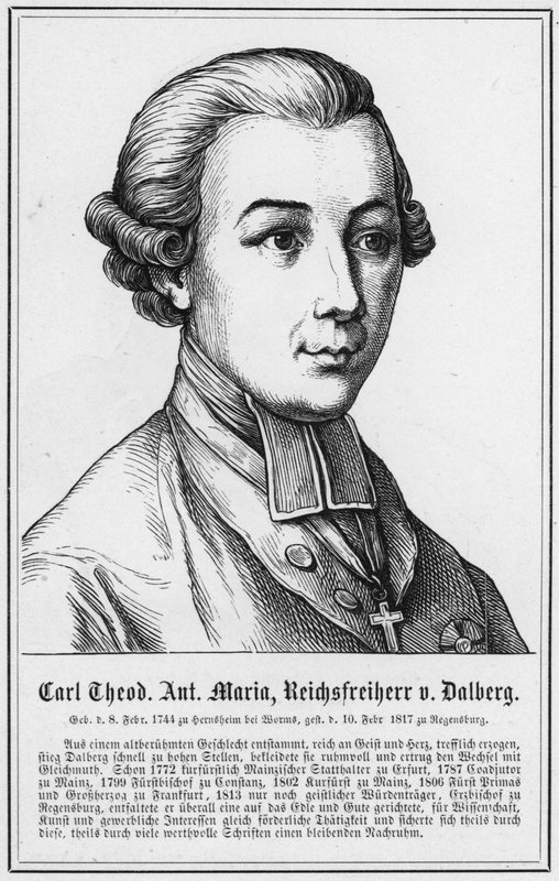 Carl Theodor Anton Maria, Reichsfreiherr von Dalberg (gravering) av German School