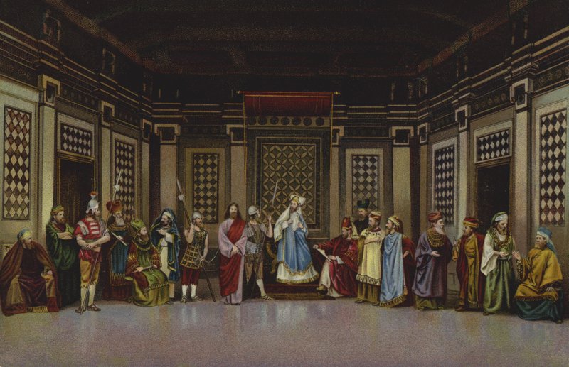 Kristus før Kaifas av German School