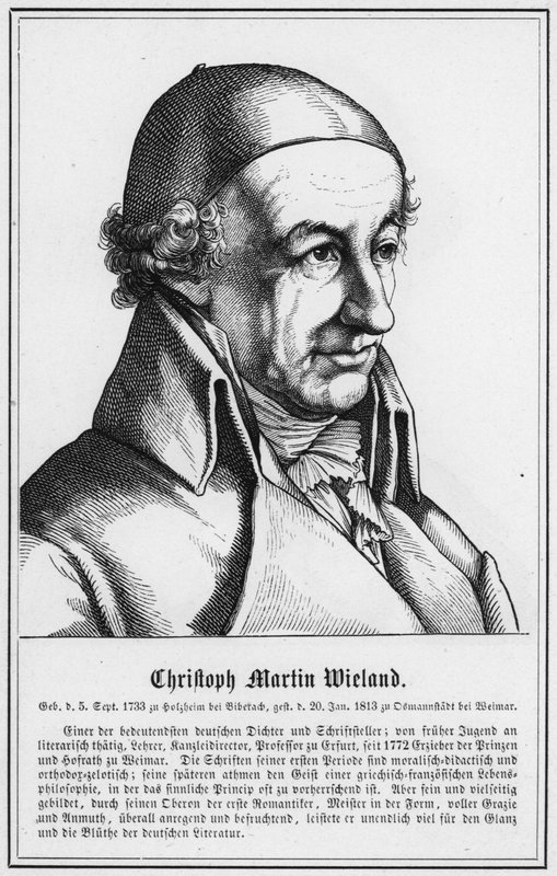Christoph Martin Wieland (gravering) av German School