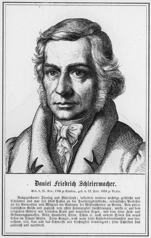Daniel Friedrich Schleiermacher (gravering) av German School