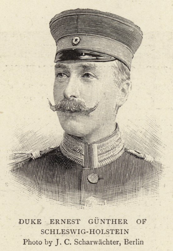 Hertug Ernest Gunther av Schleswig-Holstein av German School