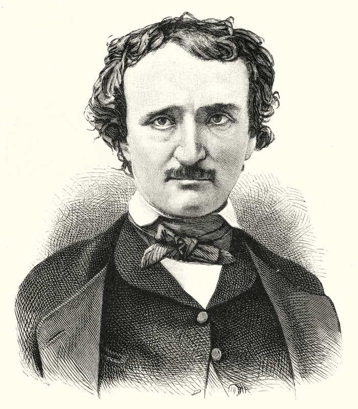 Edgar Allan Poe , amerikansk poet og novelleforfatter av German School