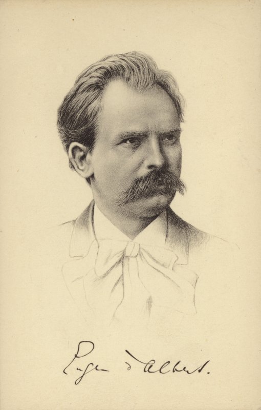Eugen dAlbert , skotskfødt tysk pianist og komponist (1864-1932) av German School