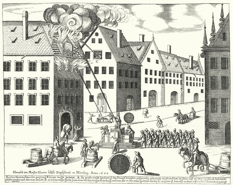 Brannmenn i Nürnberg av German School