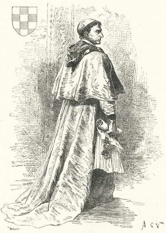 Francisco Jimenez de Cisneros , spansk kardinal og statsmann (gravering) av German School